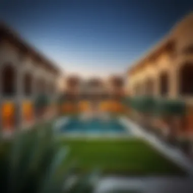 Magnificent The Landscape of Al Court Yard in South Al Shamkha