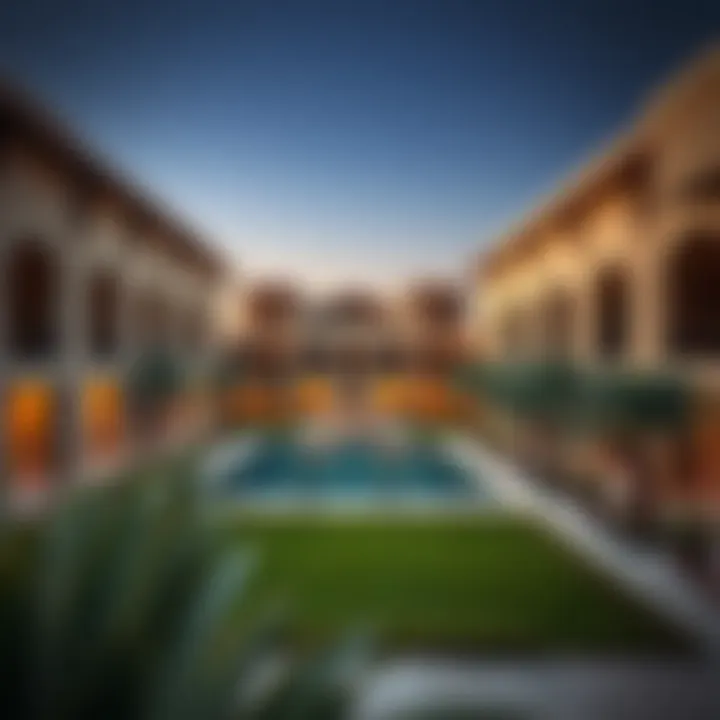 Magnificent The Landscape of Al Court Yard in South Al Shamkha