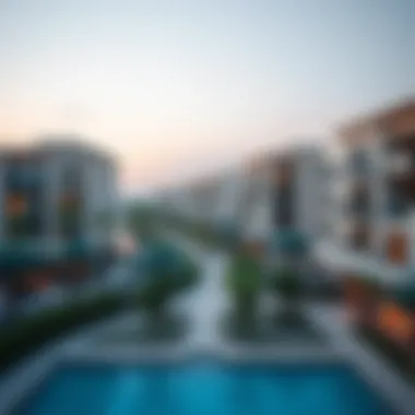 Luxury Residences in City Walk A panoramic view of luxury residential properties in the City Walk area.