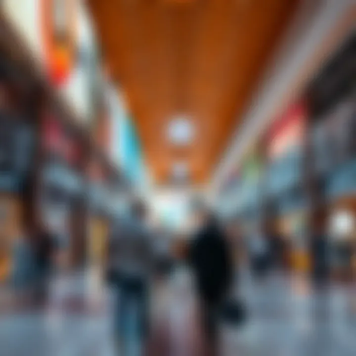 Visitors exploring the vibrant interiors of Dubai Mall