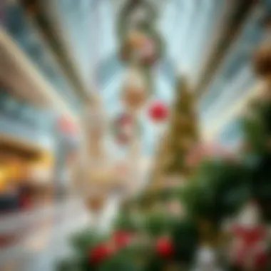 Seasonal Decorations in Dubai Mall Seasonal decor displayed within Dubai Mall