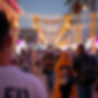 Tourists enjoying festive activities during the Eid holidays
