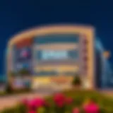 Architectural exterior of Emax Dalma Mall showcasing its modern design