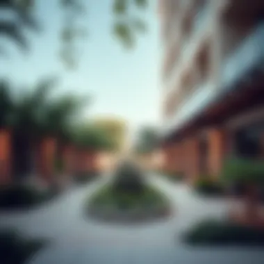 Community Spaces at Azure Residences A vibrant community area within Azure Residences filled with greenery