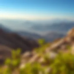 Scenic view of the Hatta Hiking Trail amidst the Hajar Mountains