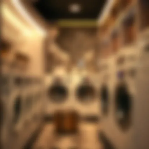 Luxurious laundry service setup