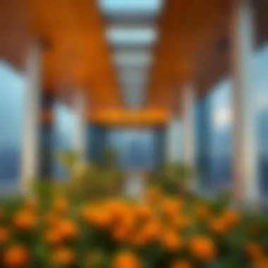 Modern Architectural Sky Garden Architectural design of a modern sky garden
