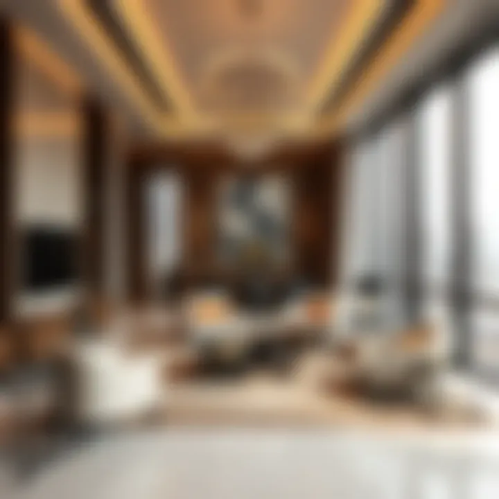 Luxurious interior of a residence at Studio One Tower