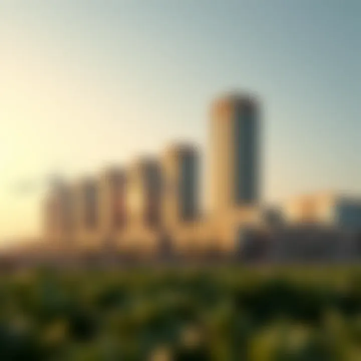 Illustration of infrastructure developments within Dubai Investment Park