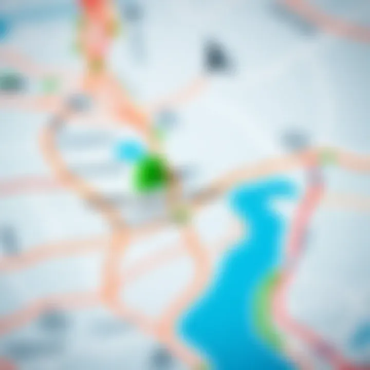 Map highlighting the strategic location of Dubai Investment Park in relation to major transport routes