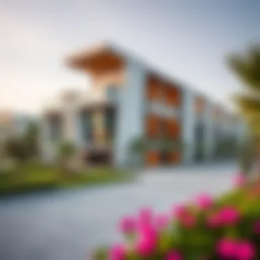 A modern residential complex by Imtiaz Developers showcasing innovative architecture.