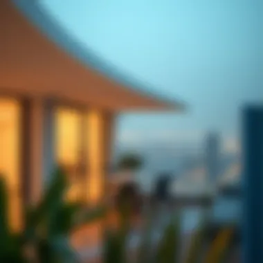 Innovative balcony featuring smart technology