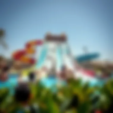 Thrilling Water Slides at JBR Aqua Fun Visitors enjoying water slides at JBR Aqua Fun