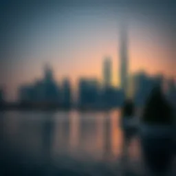 Dubai skyline showcasing modern architecture