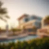 A modern architectural rendering of a Meraas project in Dubai