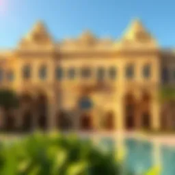 Historic view of Dubai's first building showcasing its unique architecture