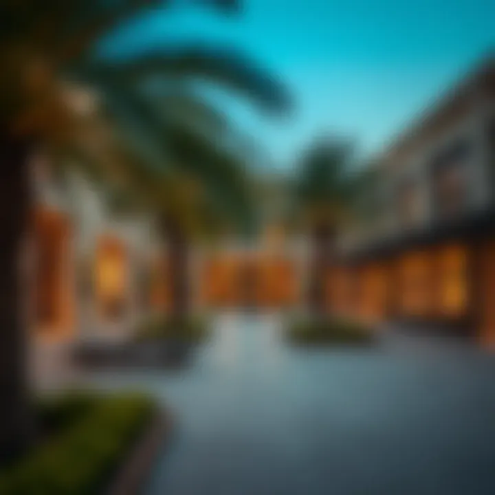 Notable The Landscape of Al Court Yard in South Al Shamkha