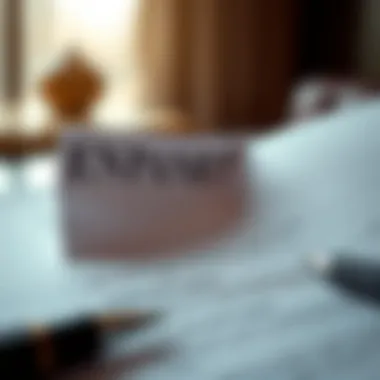 Illustration of a document representing an employment contract
