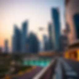 UAE skyline reflecting financial growth